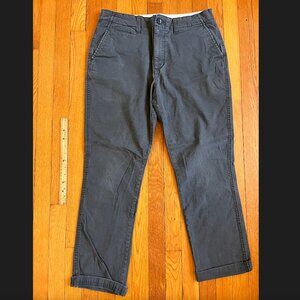 Old Navy Men's Black Khaki Pants Built In Flex Business Casual, 34x32, Straight